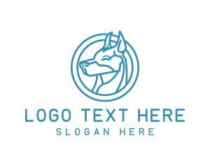 Pet Store - Pet Dog Emblem logo design