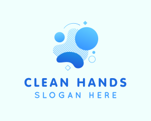 Sanitizers - Gradient Hygienic Cleaning logo design