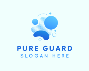 Disinfectants - Gradient Hygienic Cleaning logo design