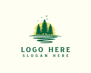 Arborist - Forest Tree Park logo design
