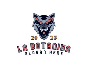 Esport - Gaming Wolf Canine logo design