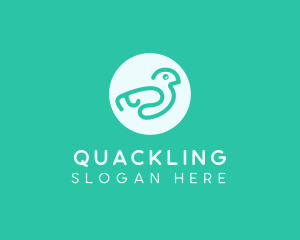 Duckling - Baby Bird logo design