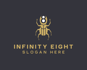 Eight - Beetle Number 8 logo design