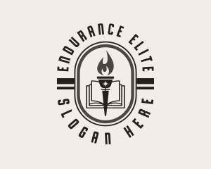 Learning Torch Academy Training logo design