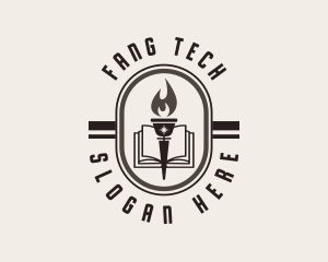 Learning Torch Academy Training logo design