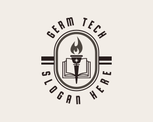 Learning Torch Academy Training logo design