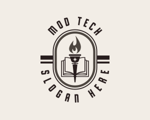 Learning Torch Academy Training logo design