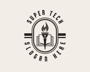 Learning Torch Academy Training logo design