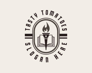 Learning Torch Academy Training logo design