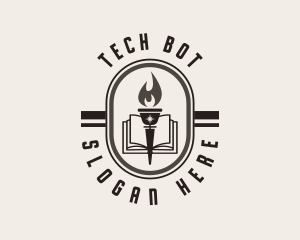 Learning Torch Academy Training logo design