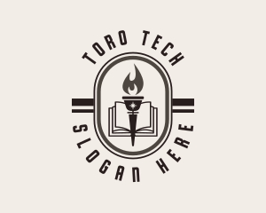 Learning Torch Academy Training logo design