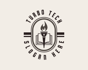 Learning Torch Academy Training logo design