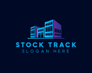 Inventory - Warehouse Storage Building logo design