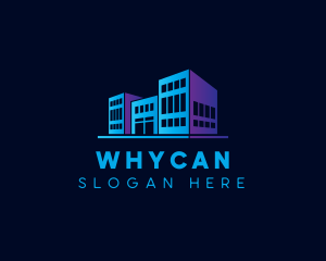 Inventory - Warehouse Storage Building logo design