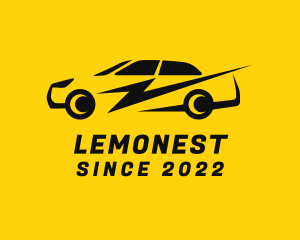 Driver - Lightning Sports Car logo design