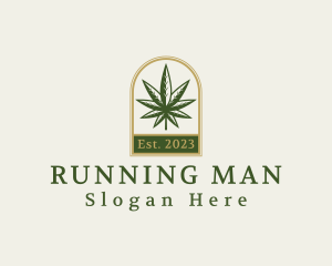 Smoking - Cannabis Weed Leaf logo design