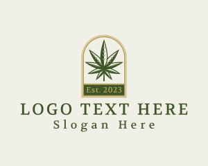 Leaf - Cannabis Weed Leaf logo design