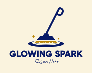 Cleaning Broomstick Housekeeping  logo design