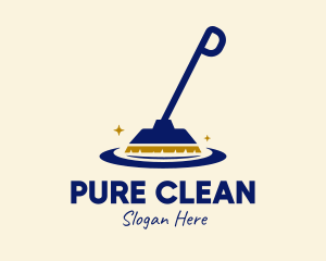 Cleaning Broomstick Housekeeping  logo design