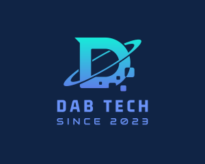 Tech Eclipse Letter D logo design