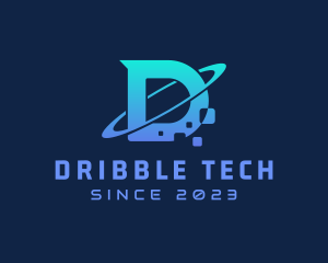 Tech Eclipse Letter D logo design