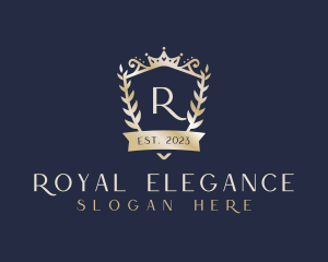 Elegant Royal Shield logo design