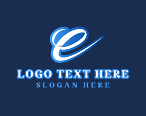 Crooked - Elegant Gradient Script logo design
