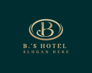 Elegant Business Letter B logo design
