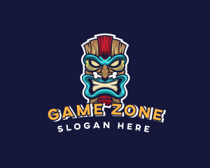 Tiki Mask Gaming logo design