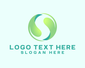 Tea - Eco Nature Letter S logo design