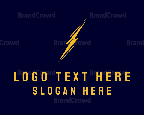Lightning Electrical Energy Logo