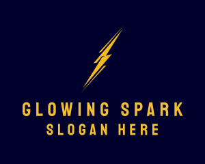 Lightning Electrical Energy logo design