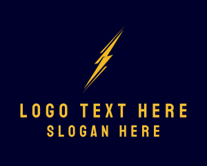 Volt - Lightning Electrical Energy logo design