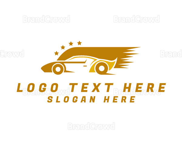 Fast Car Racing Logo