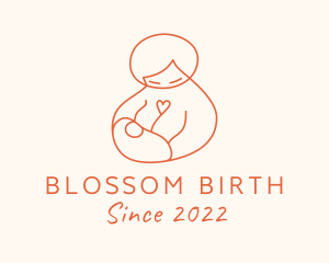 Obstetrician - Mother Love Breastfeeding logo design