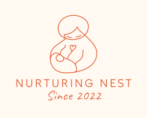 Mother Love Breastfeeding logo design