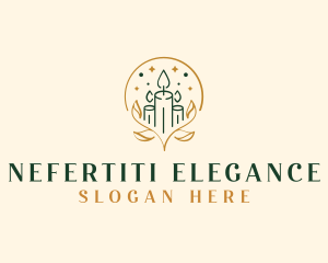 Elegant Wax Candle logo design