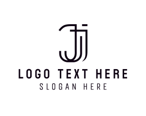 Letter J - Property Architect Firm logo design