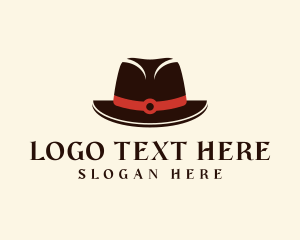 Fedora - Fedora Formal Hat logo design