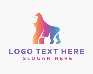Digital Marketing - Gradient Gorilla Brand logo design