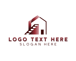 Steps - Stairs Property Realtor logo design