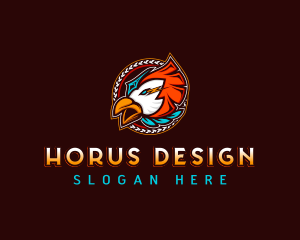 Horus Bird Gaming logo design