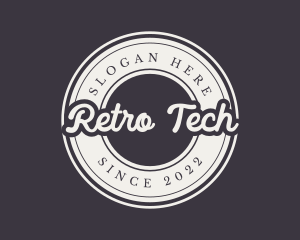 Generic Retro Cursive logo design