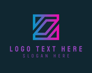 Gradient - Cyber Firm Letter Z logo design