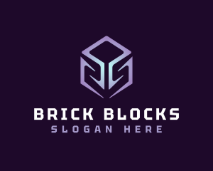 Blocks - Cyber Cube Technology logo design