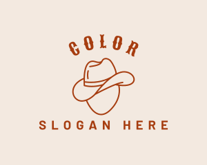 Western Cowboy Hat Logo