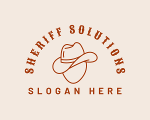 Western Cowboy Hat logo design