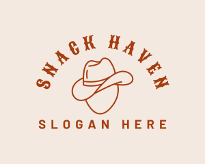 Western Cowboy Hat logo design