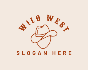 Western Cowboy Hat logo design