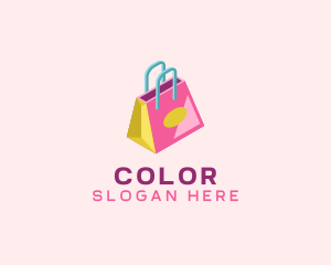 Shopper - Isometric Shopping Bag logo design